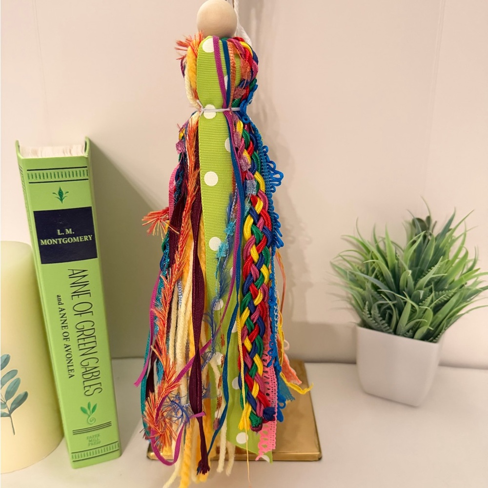 Colorful Book Tassel Ribbon - Bright Colorful Strands - Picture 2 of 2